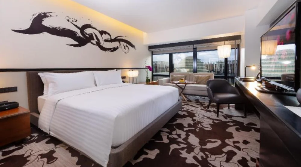 Nobu Premier Pool View Room at Nobu Hotel Manila