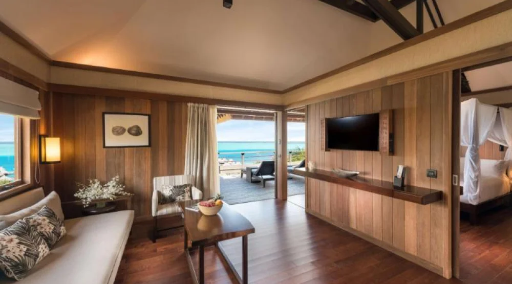 King Endless Lagoon View Villa with Pool at Conrad Bora Bora Nui