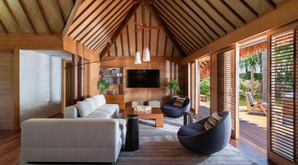 Two Bedroom Deluxe Beachfront Villa Estate at Four Seasons Resort Bora Bora