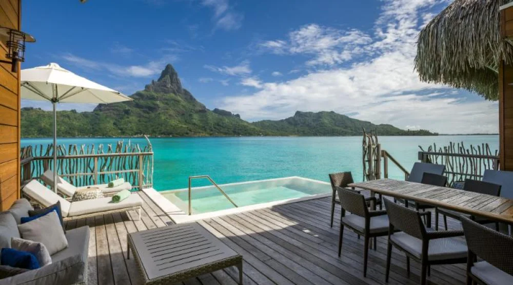 One Bedroom Overwater Villa Otemanu Mountain View Private Pool at Intercontinental Bora Bora Resort Thalasso Spa
