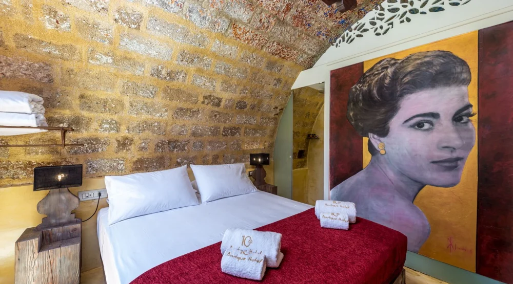 Deluxe Stone Room at 10GR Hotel & Wine Bar