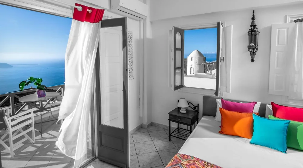 Maisonette Caldera with Sea View at Abelonas Retreat Sunset & Sunrise Lodgings