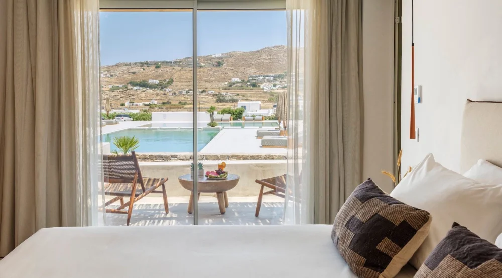 Junior Suite Pool Front at Adama Mykonos Hotel