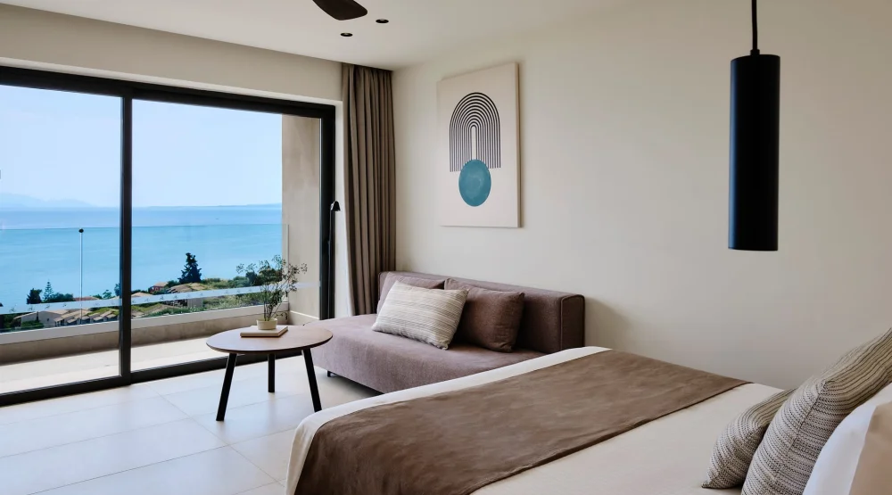 Deluxe Room Sea View at Aeolos Beach Resort