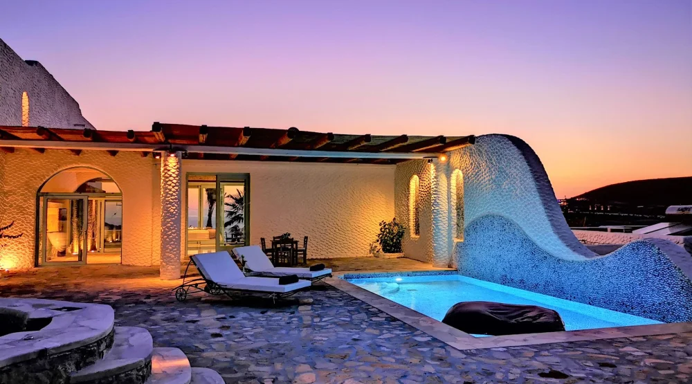 Two - Bedroom Villa Sea View with Private Pool at Agalia Luxury Suites