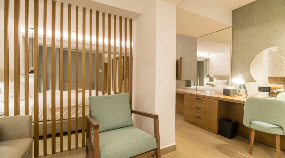 Azure Junior Suite Outdoor Hot Tub at AKASHA Beach Hotel & Spa