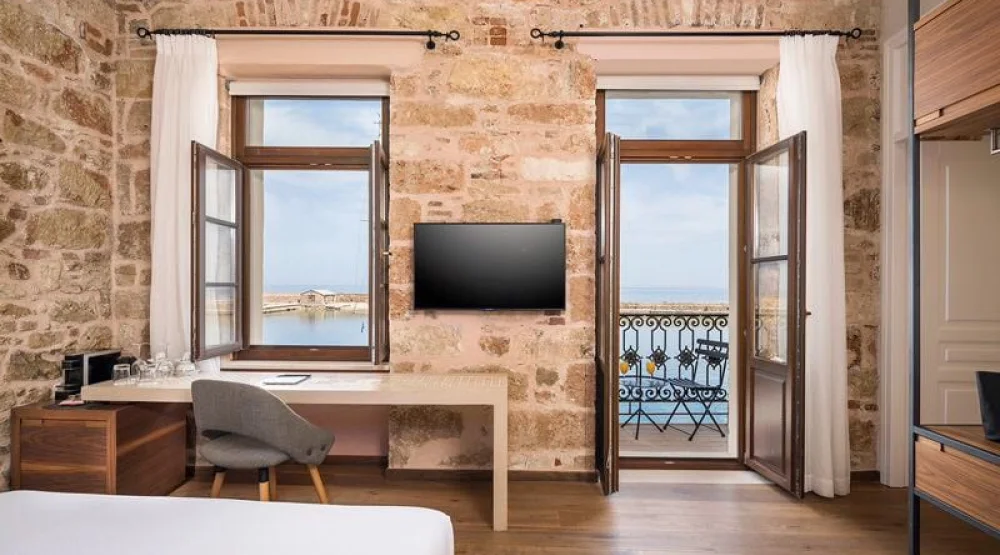 Sea View Suite with Balcony at Ambassadors Residence Boutique Hotel Chania