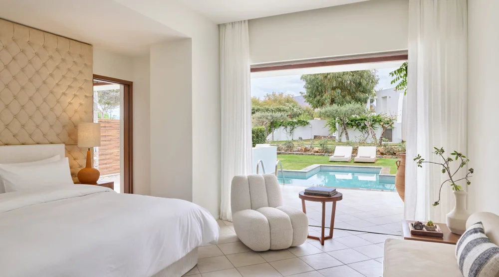 Two Bedroom Family Suite Garden View Private Pool at Amirandes A Grecotel Resort to Live