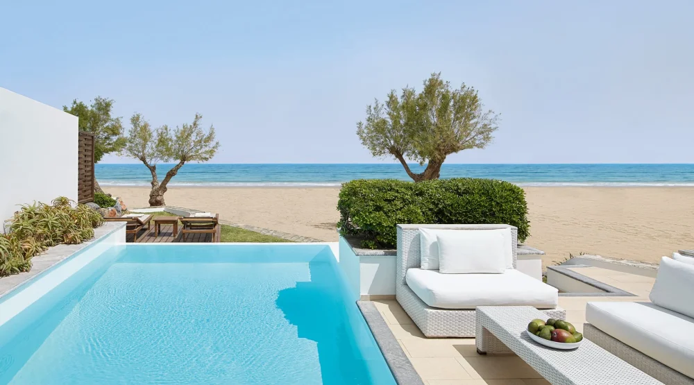 Luxury Beach Villa Two Bedroom Sea Front at Amirandes A Grecotel Resort to Live