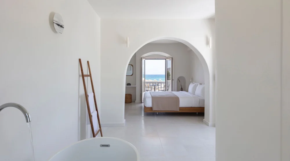 Deluxe Sea View Suite at Ammothines Cycladic Suites