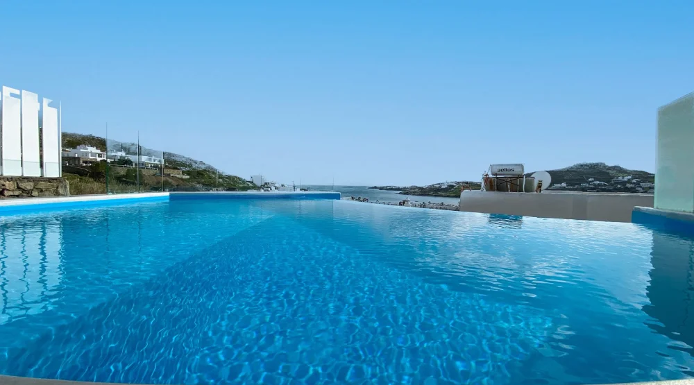 Superior Two Bedroom Suite with Private Infinity Pool and Sea View at Amperian Mykonos