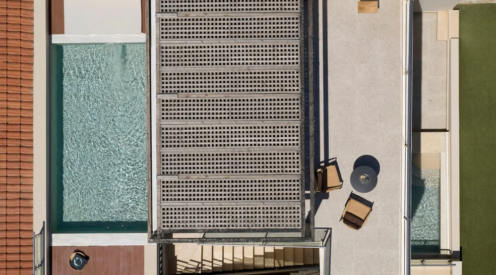 Universe Panorama Suite with Roof Private Pool at Asterion Suites & Spa