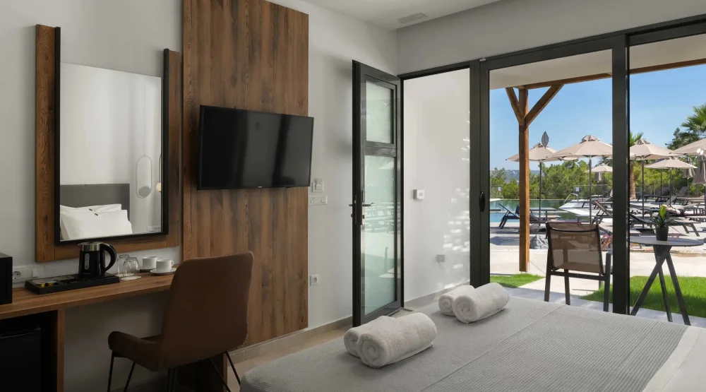 Concept Room with Pool View at Atalanti Boutique Hotel