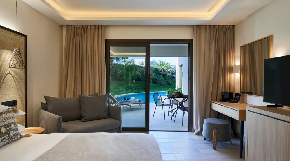 Premium Double Swim-up Room Inland View at Atlantica Aegean Blue