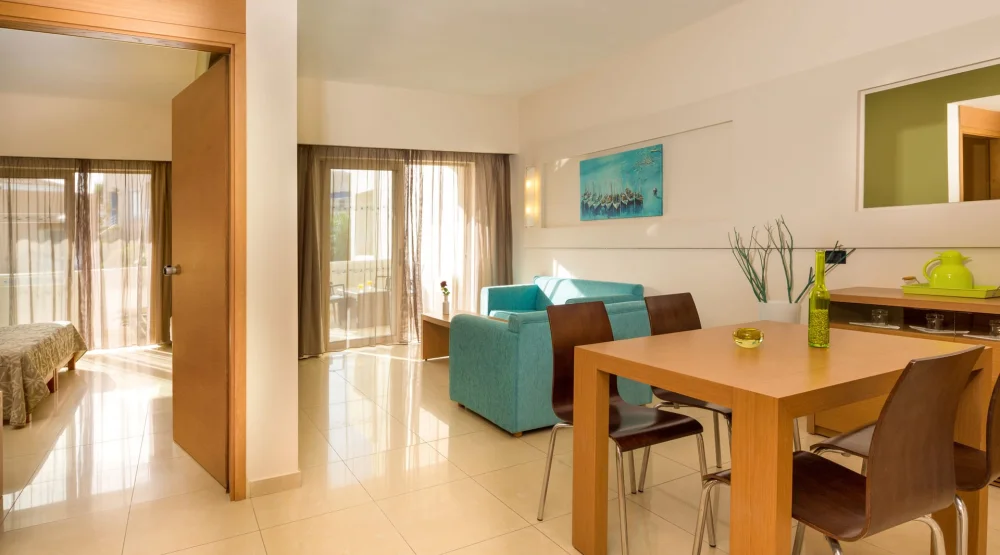 Junior Suite with Garden View at Atlantica Amalthia Beach Hotel