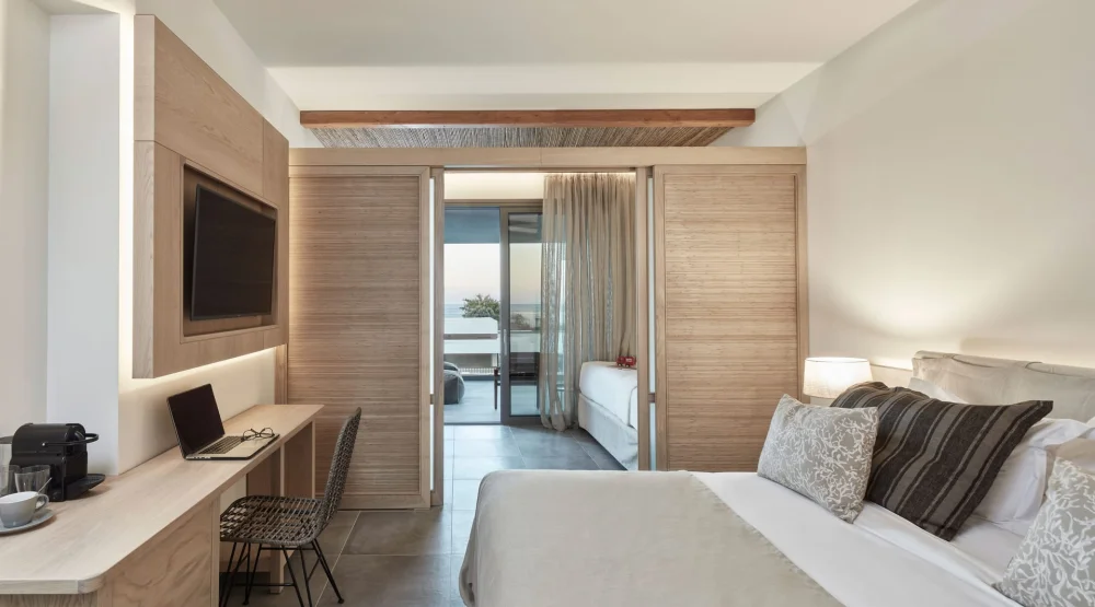 Family Room Sliding Doors Limited Sea View at Atlantica Dreams Resort