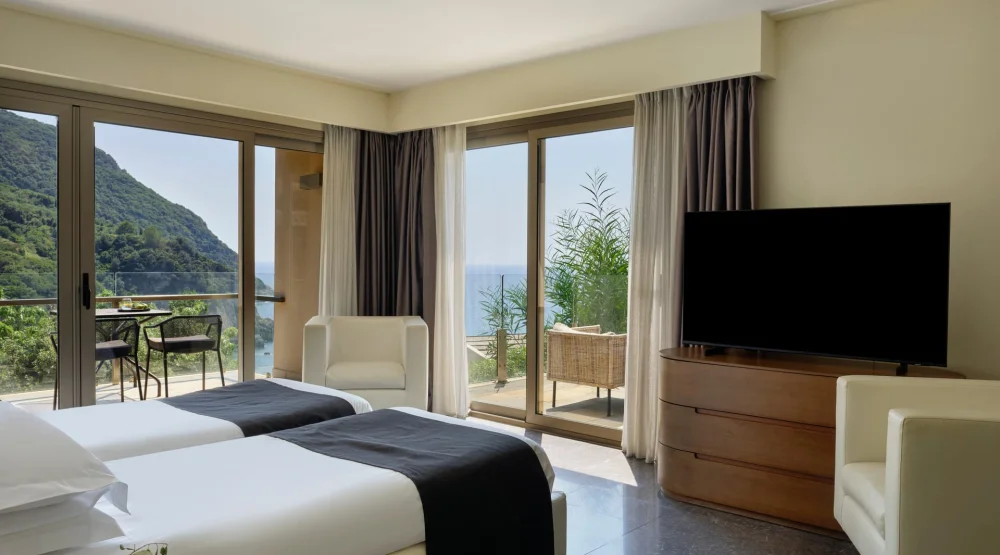 Deluxe Villa Sea View with Private Pool at Atlantica Grand Mediterraneo Resort