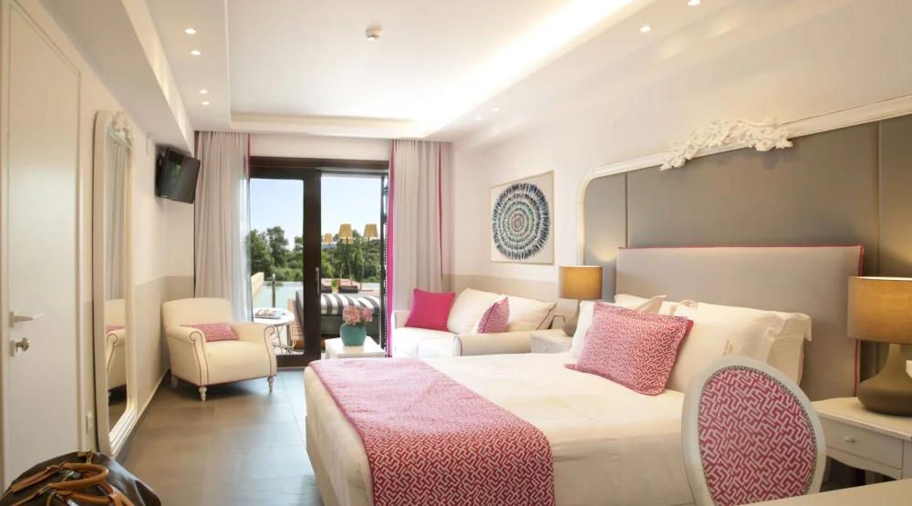 Two Bedroom Connected Suite with Private Pools at Avaton Luxury Hotel & Villas Relais & Chateaux