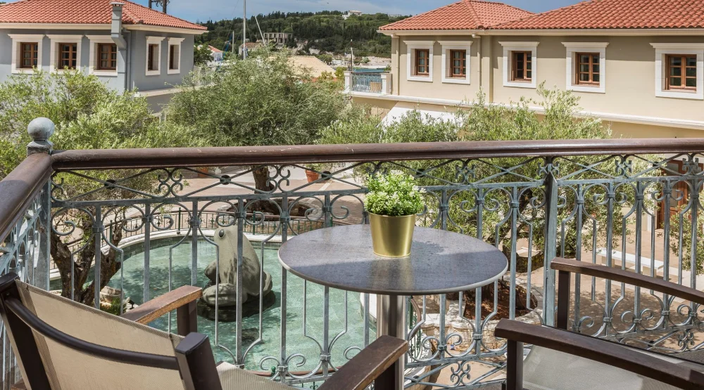 Suite with Partial Harbour View No 101 at Balhambra Suites Fiscardo