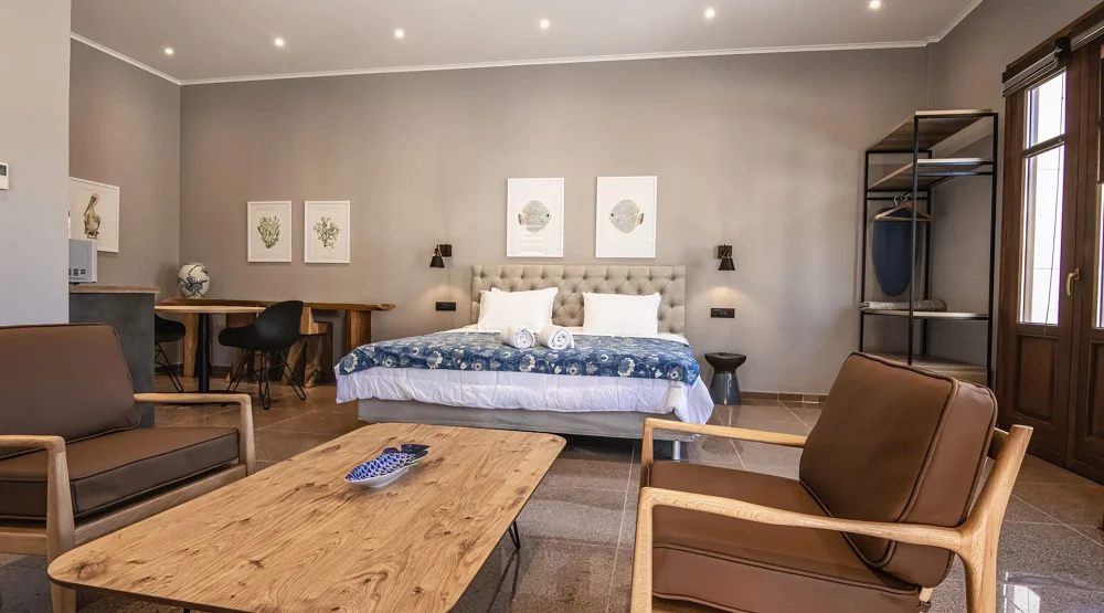 Ground Floor Suite with Courtyard Views 115 at Balhambra Suites Fiscardo