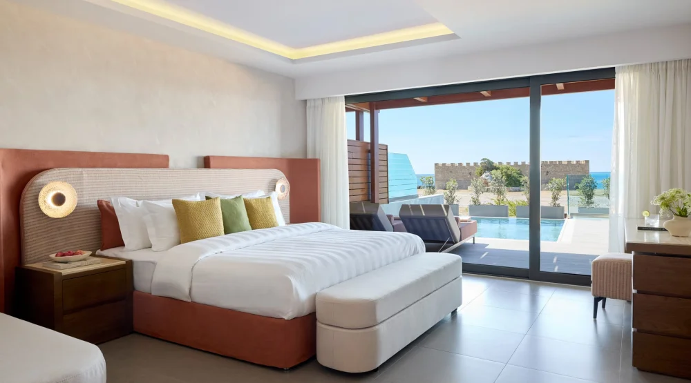 Superior Junior Suite with Private Pool & Partial Sea View at Boutique 5 Hotel & Spa