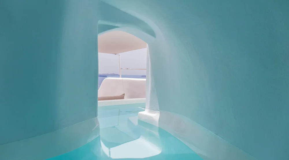 River Pool Suite Caldera Sea View at Canaves Oia Boutique Hotel