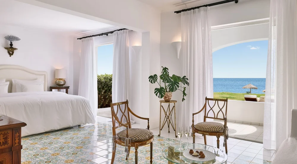 Two Bedroom Beach Villa Seafront at Caramel A Grecotel Resort to Live in Crete