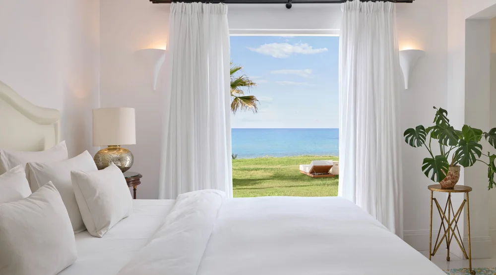 Four Bedroom Beach Villa Seafront at Caramel A Grecotel Resort to Live in Crete