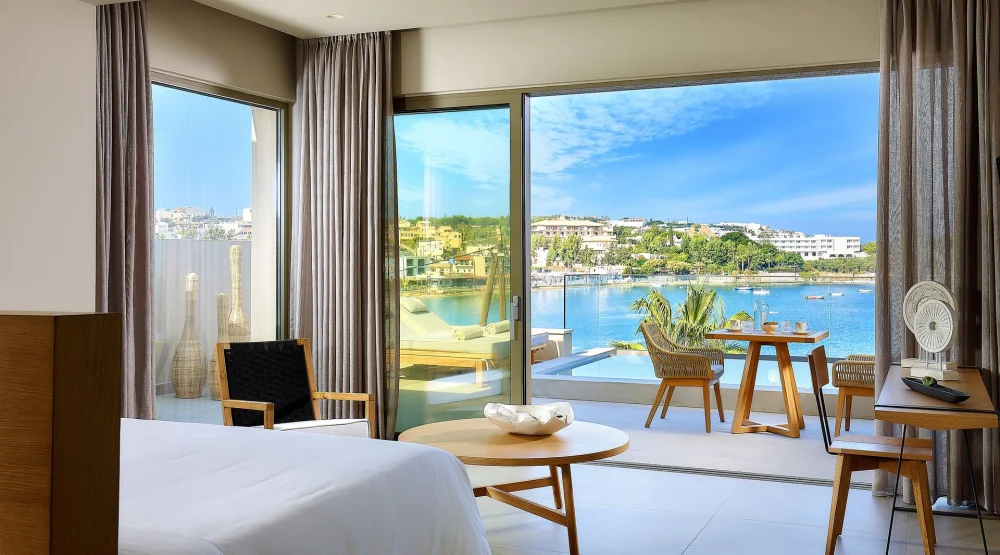 Amber Suite with Plunge Pool & Side Sea View at Castello Infinity Suites