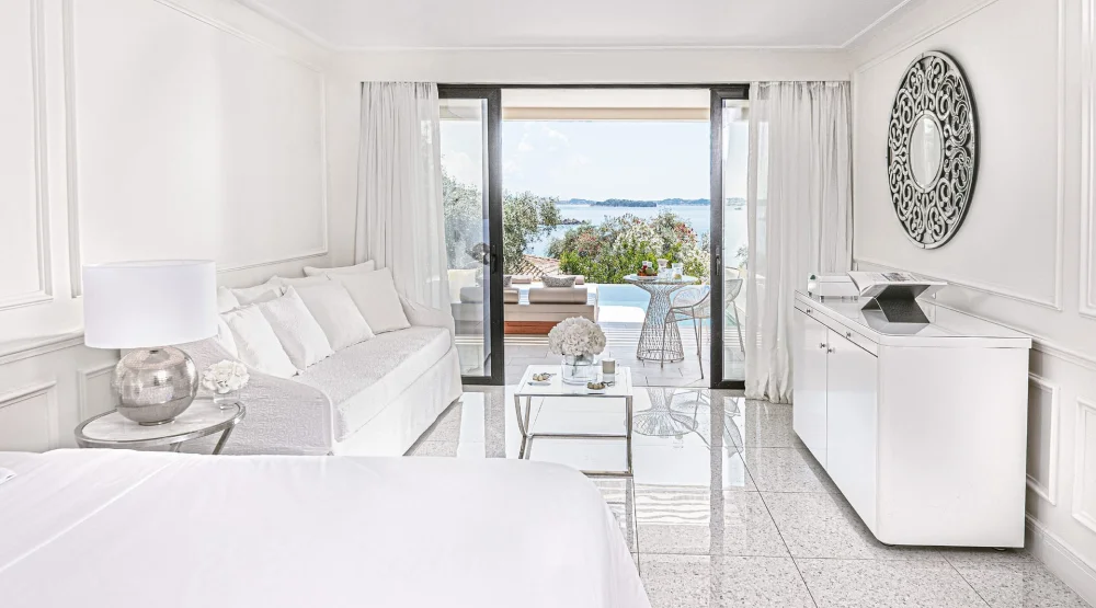 Swim Up Junior Bungalow Suite at Corfu Imperial A Grecotel Resort to Live