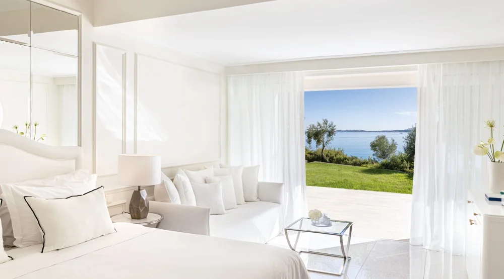 Junior Suite Waterfront at Corfu Imperial A Grecotel Resort to Live