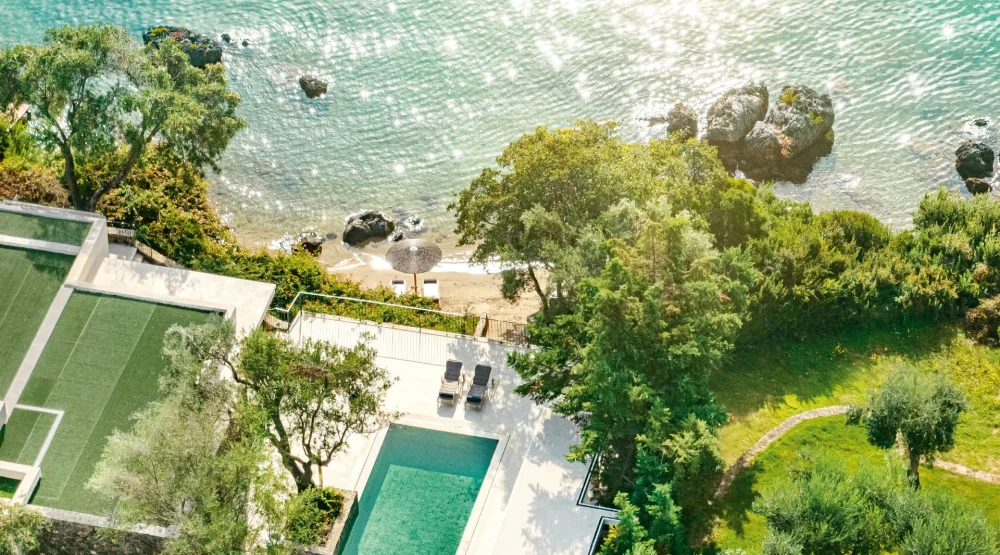 Two Bedroom Villa Waterfront Private Pool & Private Beach at Corfu Imperial A Grecotel Resort to Live