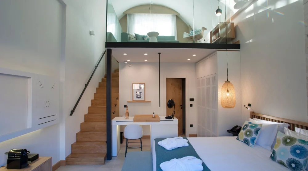 Sublime Loft Sea View with Plunge Pool at Domes Noruz Chania