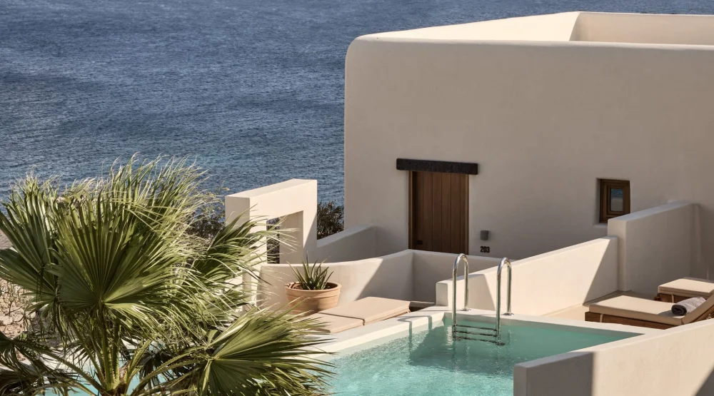 Pure Haven Sea View with Private Pool at Domes Noruz Mykonos