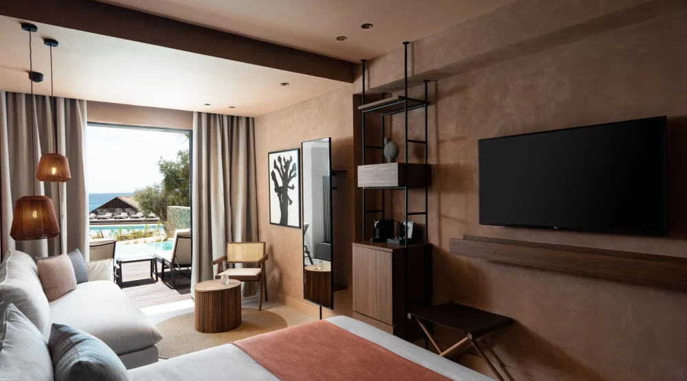 Sapphire Sublime Suite with Swim Up Pool at Domes Of Corfu