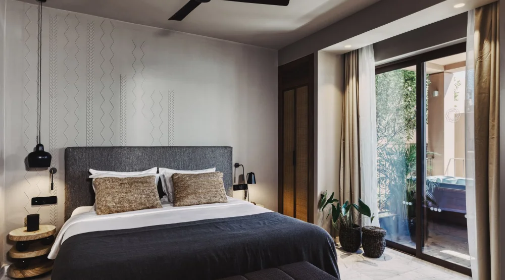 Family Suite Garden View with Outdoor Jacuzzi at Domes Of Elounda