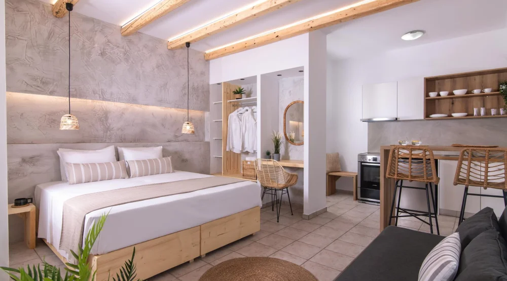 Open Plan Suite with Terrace at Elea Suites & Residences