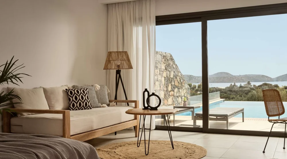 Deluxe Infinity Suite | Private Pool at Elounda Palm Hotel