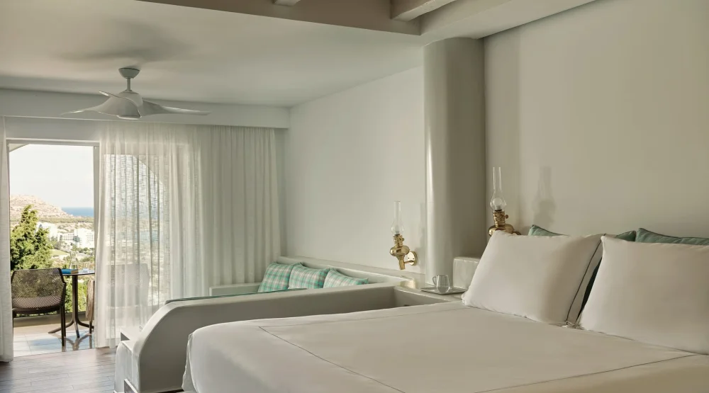 Summer Sea View Room at Esperos Blue Village & Spa