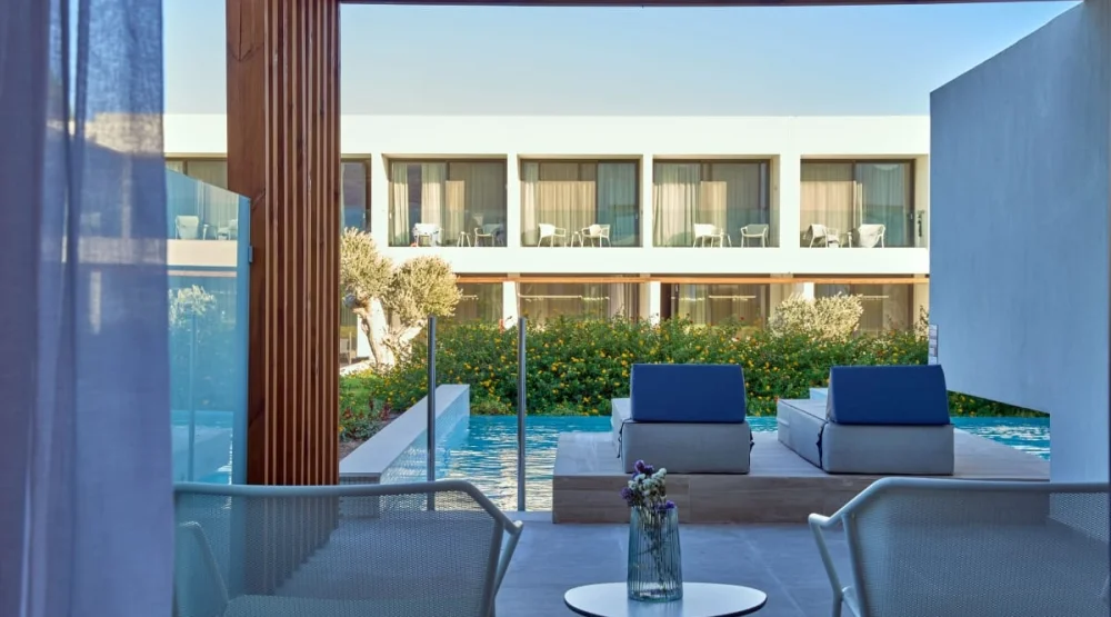 Double Room with Private Pool & Garden View at Gennadi Grand