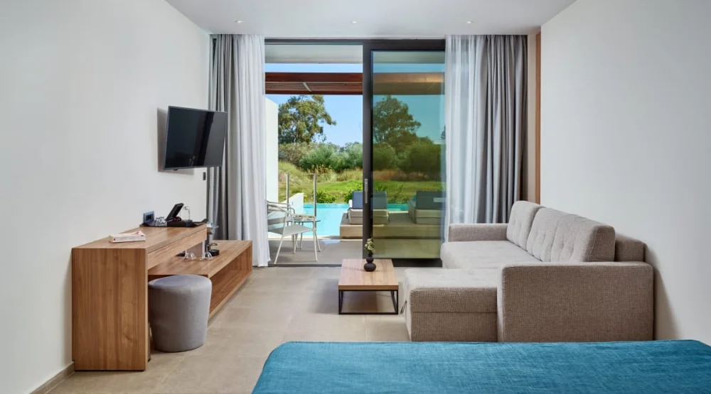 Junior Suite with Private Pool & Garden View at Gennadi Grand