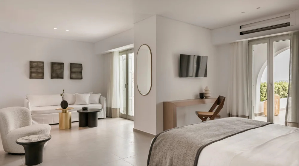 Premium Suite with Plunge Pool Sea View at Grace Mykonos