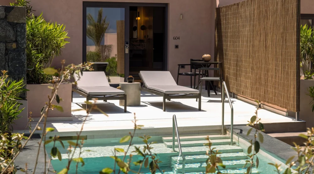 Echoes Bungalow with Zen Pool at Domes Novos Santorini