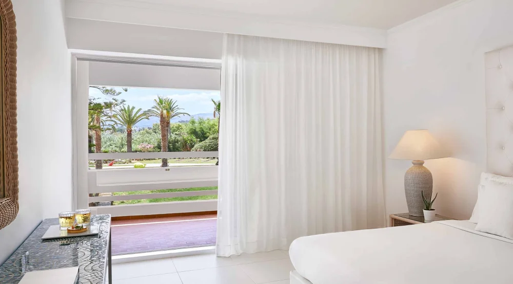 Double Guestroom Garden/mountain View at Grecotel LuxMe White