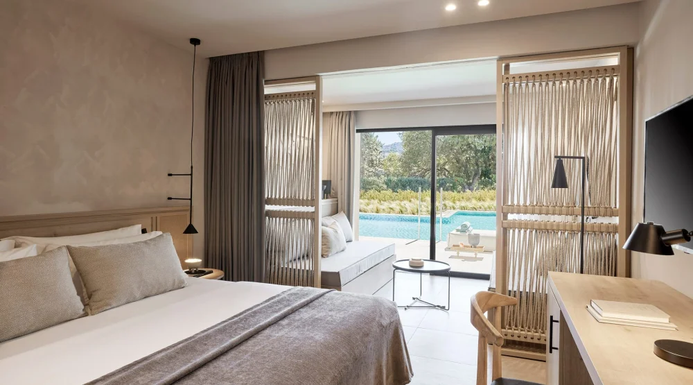 Junior Suite with Pool View & Swim Up Pool at Helea Lifestyle Beach Resort