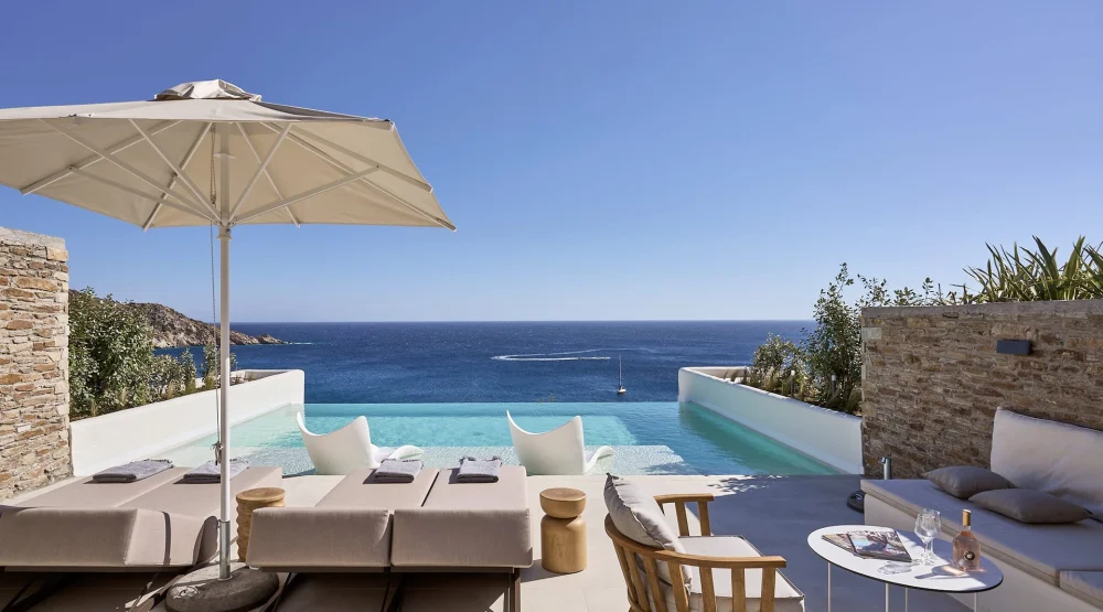 Grand Two Bedroom Suite Private Pool at Ios Grand Pool Suites