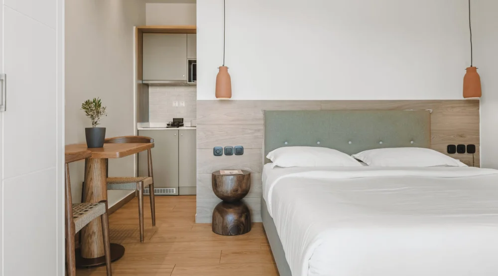 Superior Guestroom Side Sea View at Irida Hotel