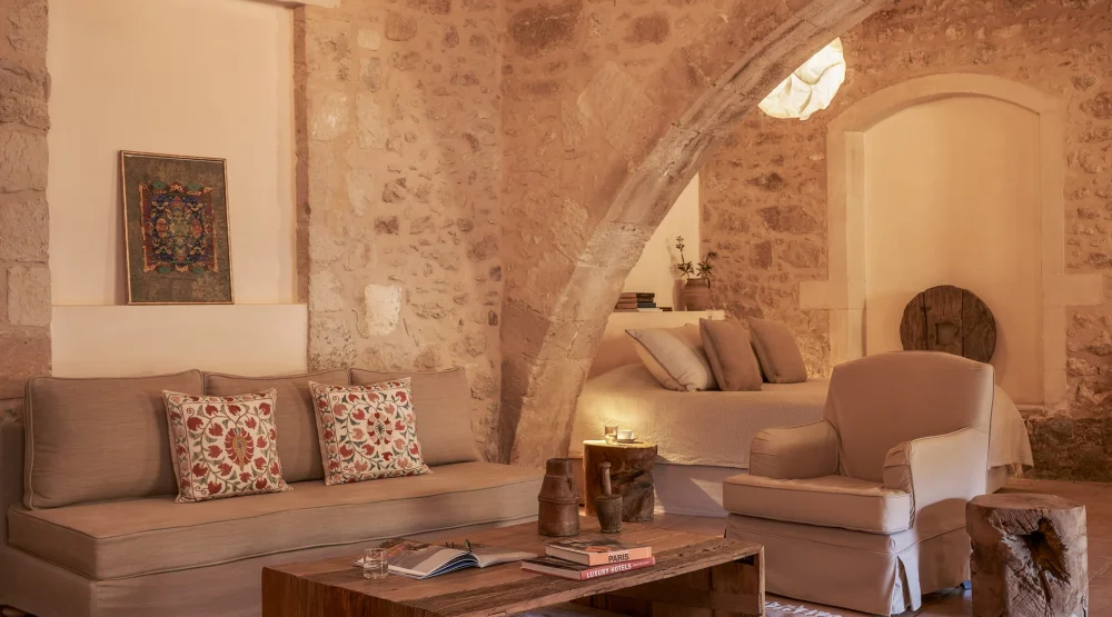 Historic Olive Mill Suite at Kapsaliana Village Hotel