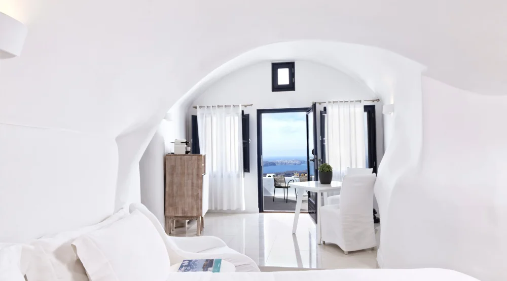 Junior Suite at Katikies Chromata Santorini
