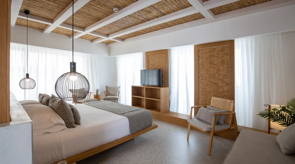 Penthouse Suite with Outdoor Jacuzzi 45m² at Kouros Exclusive Hotel & Suites